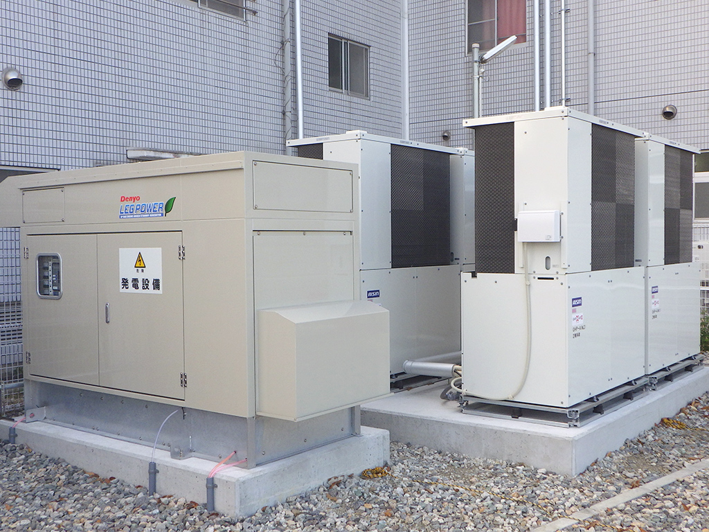 LPガス非常用発電機・GHP（ガスヒートポンプエアコン）